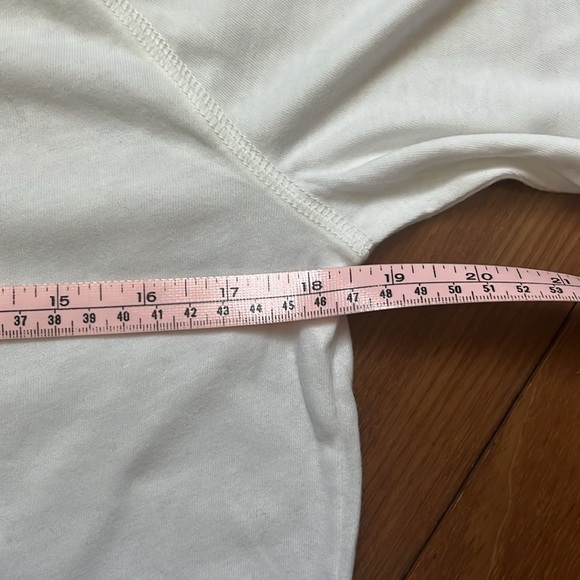 NWT Y2K Abercrombie & Fitch Wide Neck Neon Logo Top - Picture 5 of 6